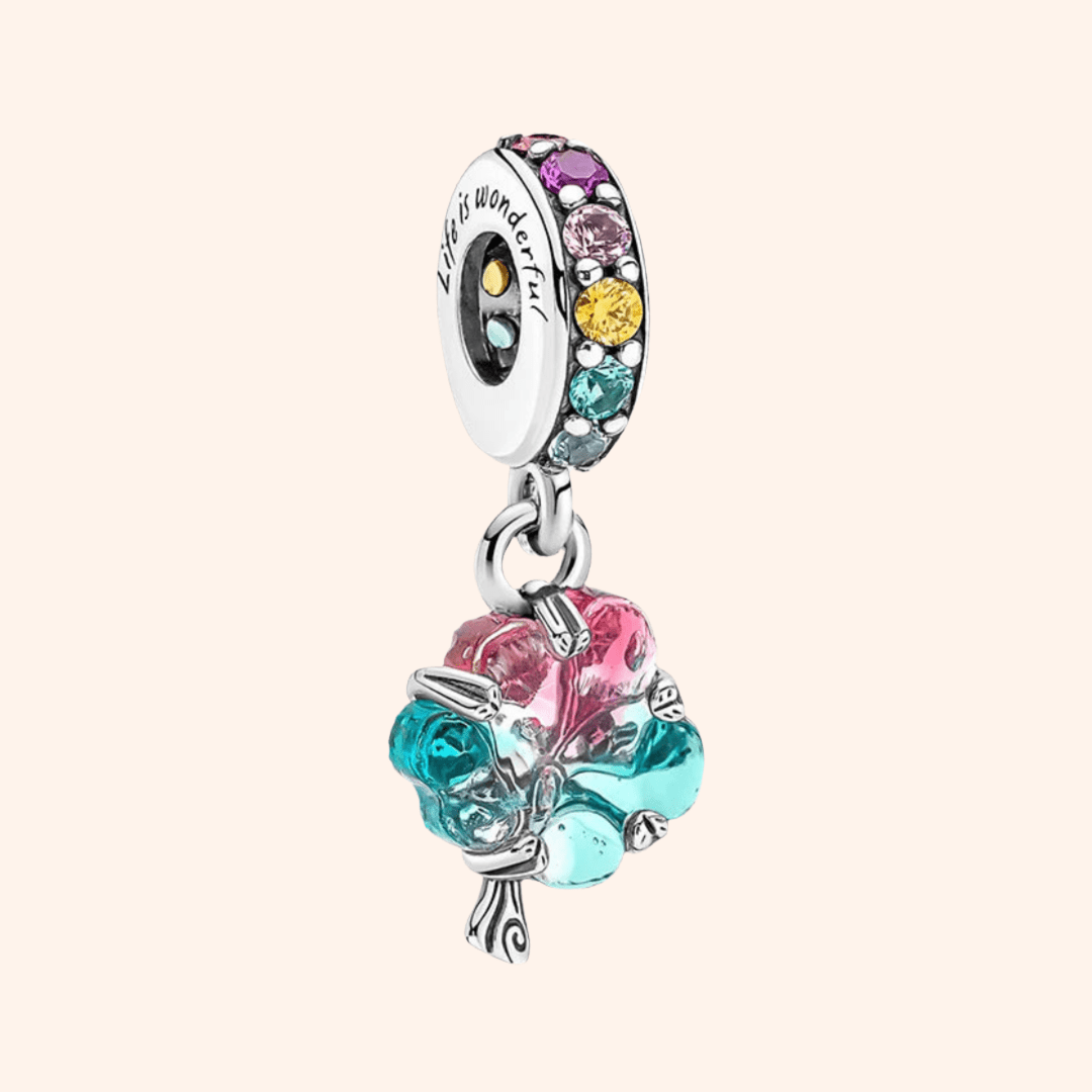 Charm Trébol de colores S925 - Charmsymore