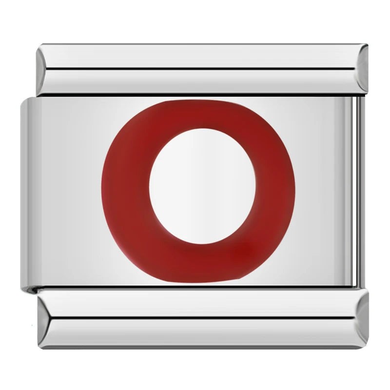 Italian Charms Letras Rojas - Charmsymore