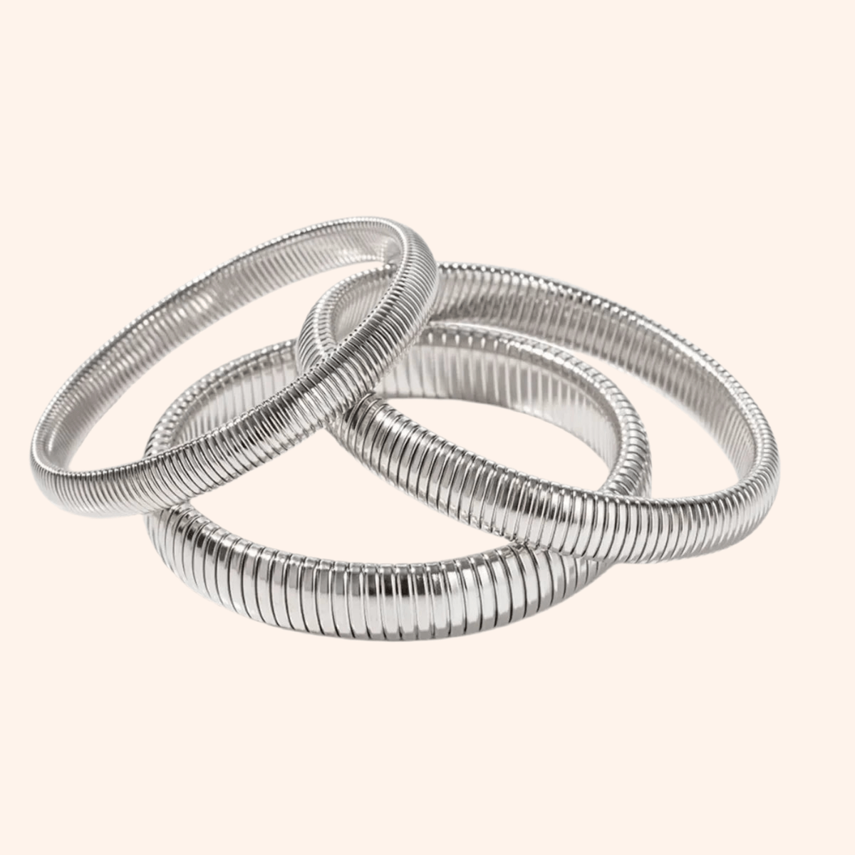 Pulsera Plata Acero Inoxidable - Charmsymore