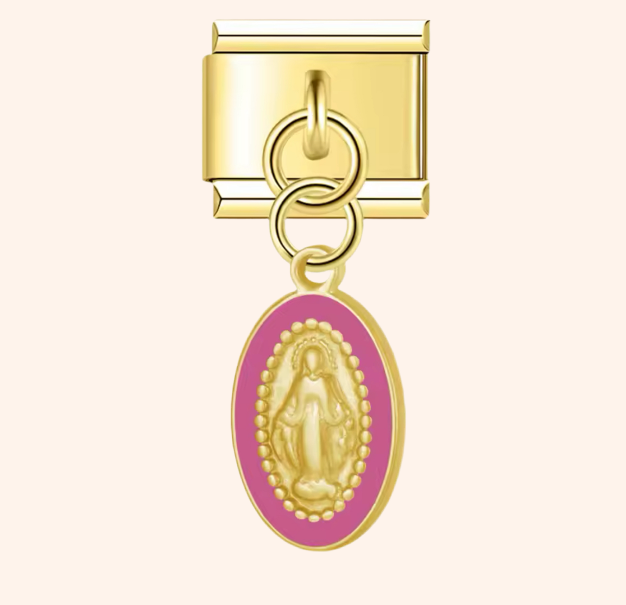 Italian Charm Virgen Gold 𝗘𝗡𝗧𝗥𝗘𝗚𝗔 𝗜𝗡𝗠𝗘𝗗𝗜𝗔𝗧𝗔