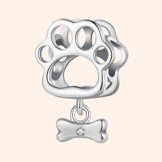 Charm Huellita Plata S925