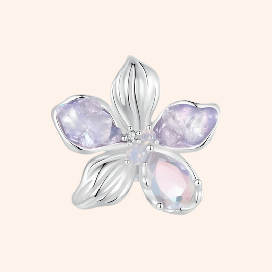 Charm Flor Plata S925