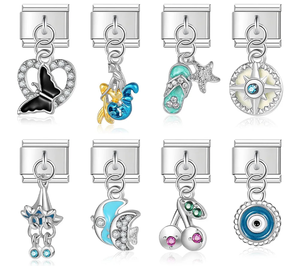 Italian Charms Colgantes Brillos