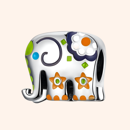 Charm Elefante Plata 925