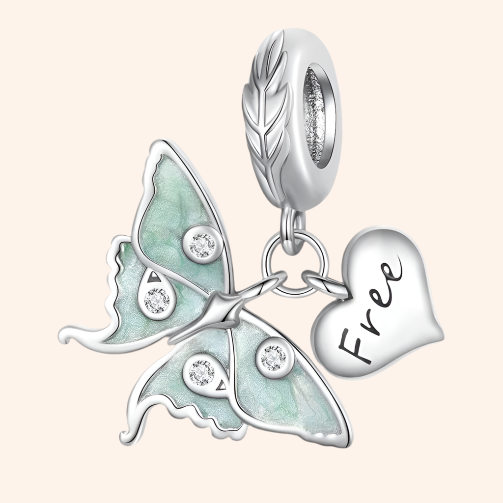 Charm Mariposa Plata S925