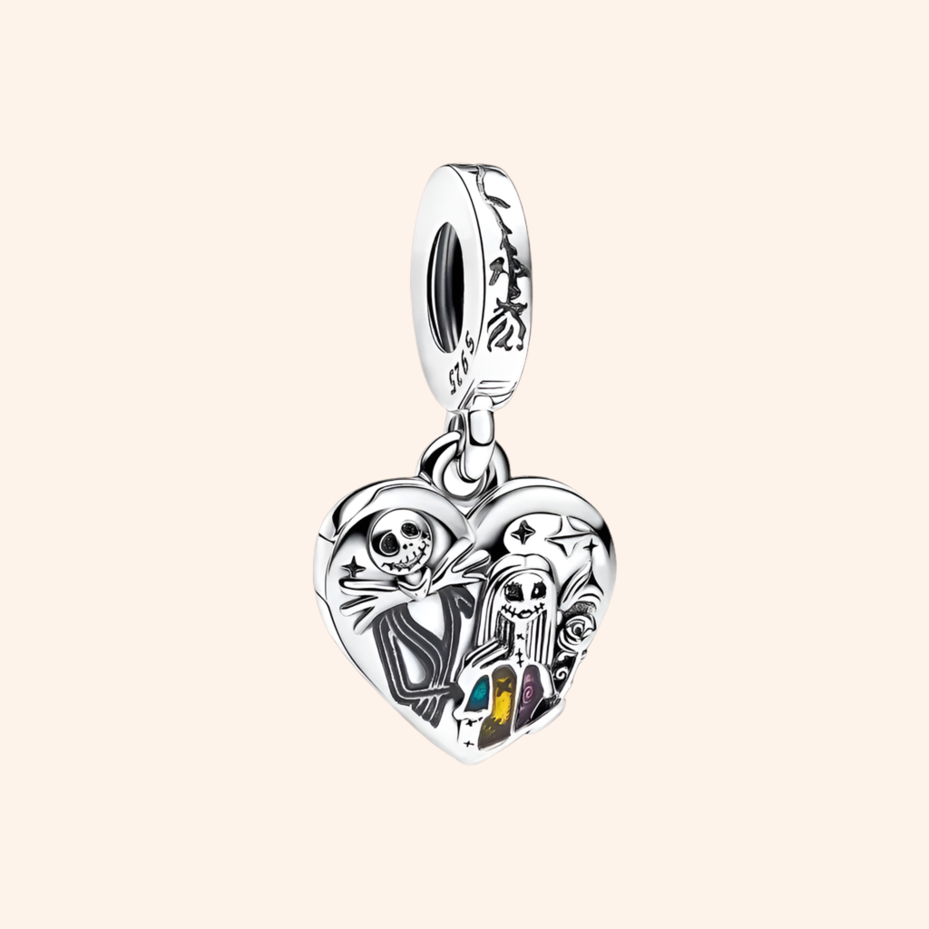 Charm Jack & Sally Plata S925