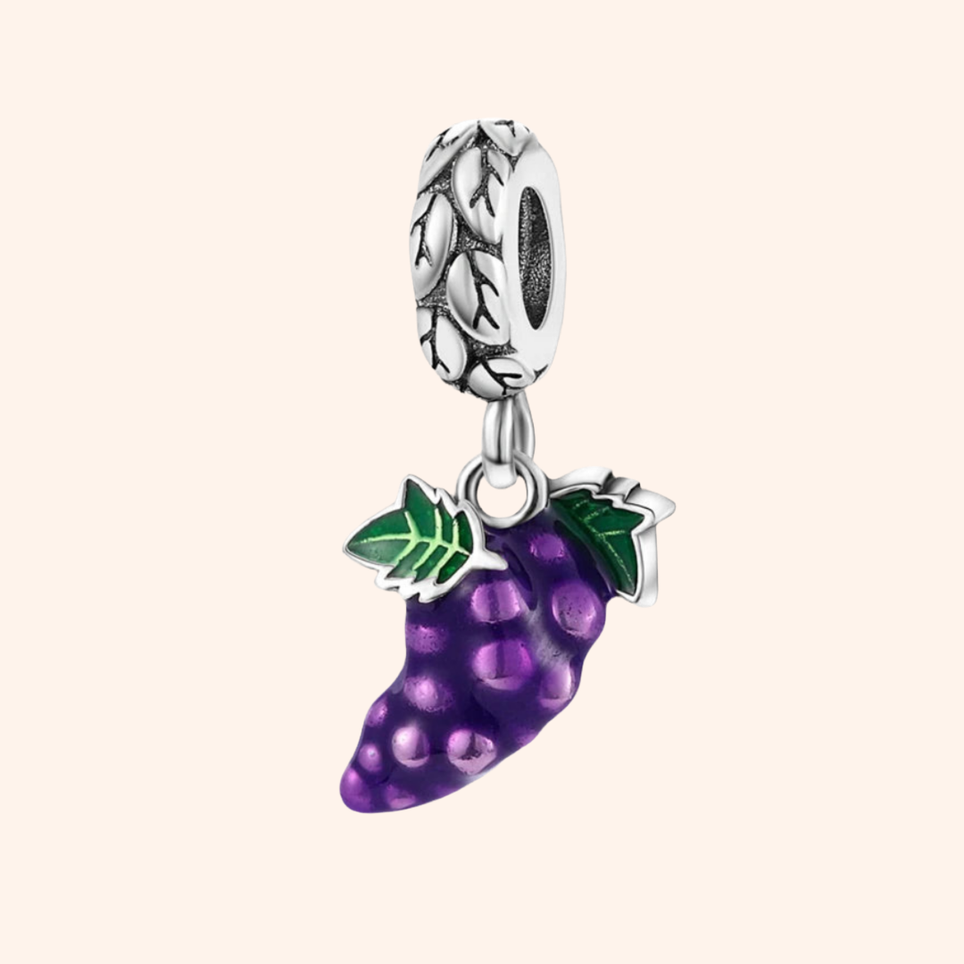 Charm Uvas S925 - Charmsymore