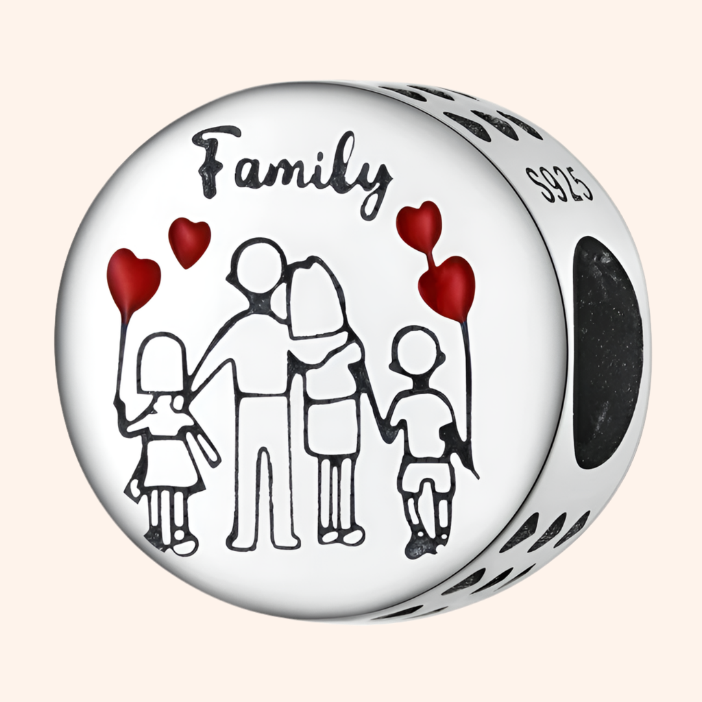 Charm Familia Plata S925