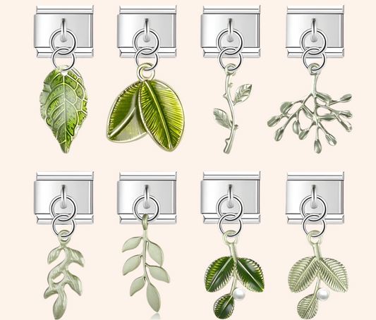 Italian Charms Plantas Acero Inoxidable - Charmsymore