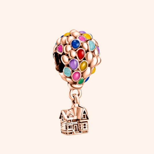 Charm Casa Up Rose Gold S925