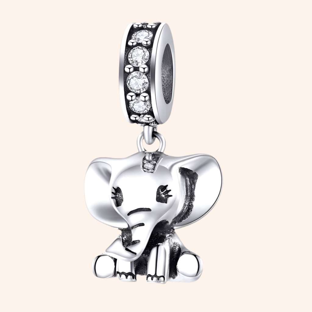 Charm Elefante Plata 925