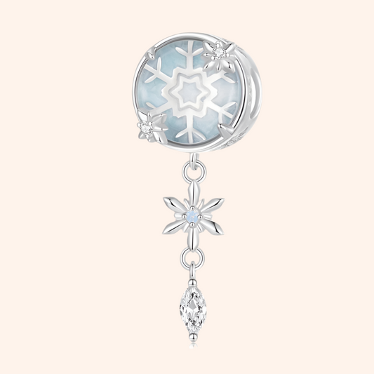 Charm Copo de Nieve Plata S925