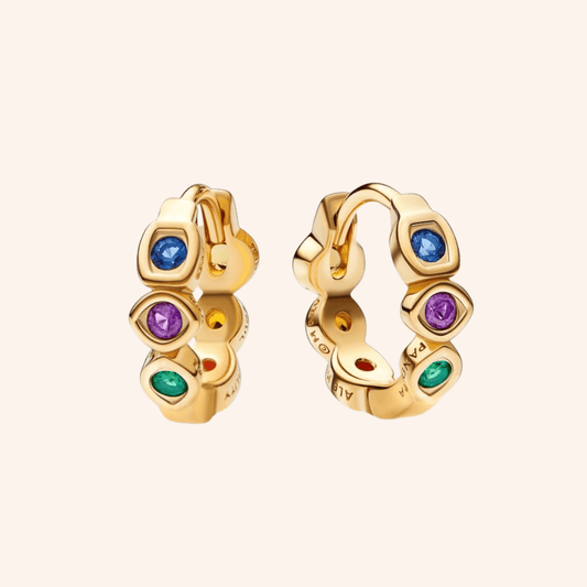 Aretes Gemas Del Infinito S925