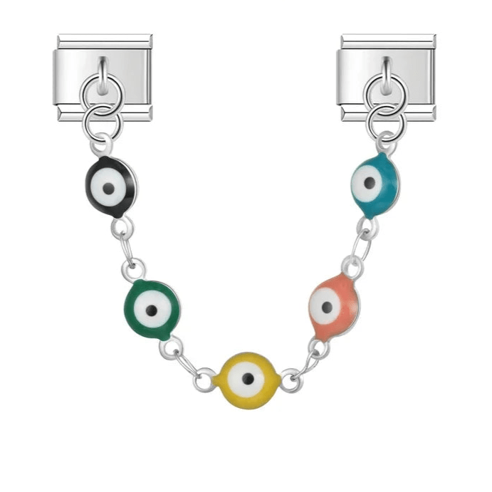 Italian Turkish Eyes Chain Stainless Steel