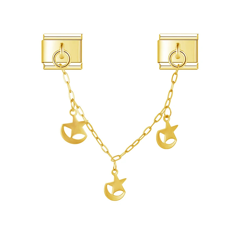 Cadena Italian Estrellas Sencilla - Charmsymore