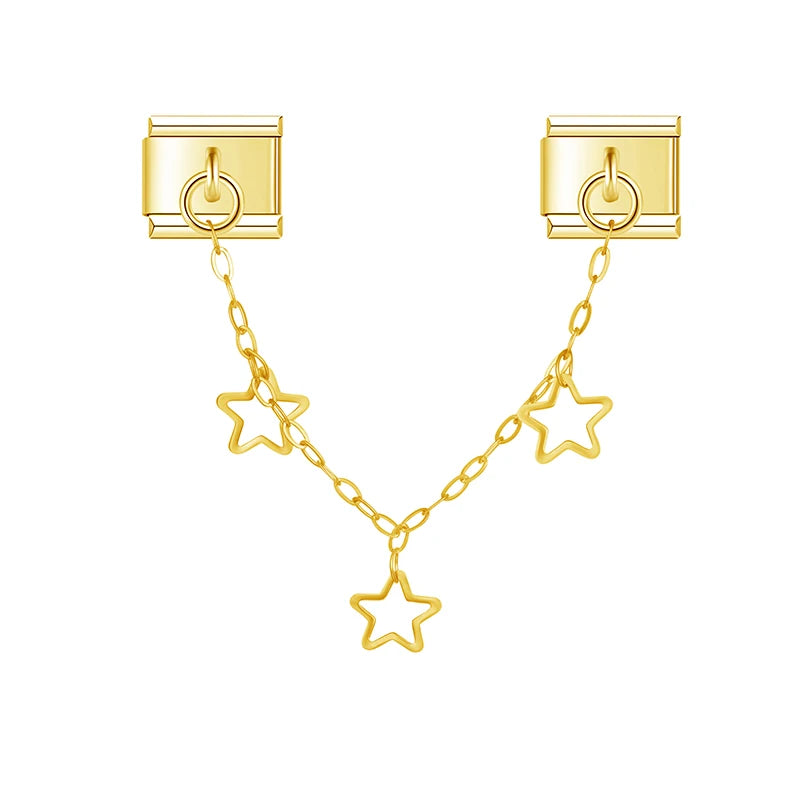 Cadena Italian Estrellas Sencilla - Charmsymore