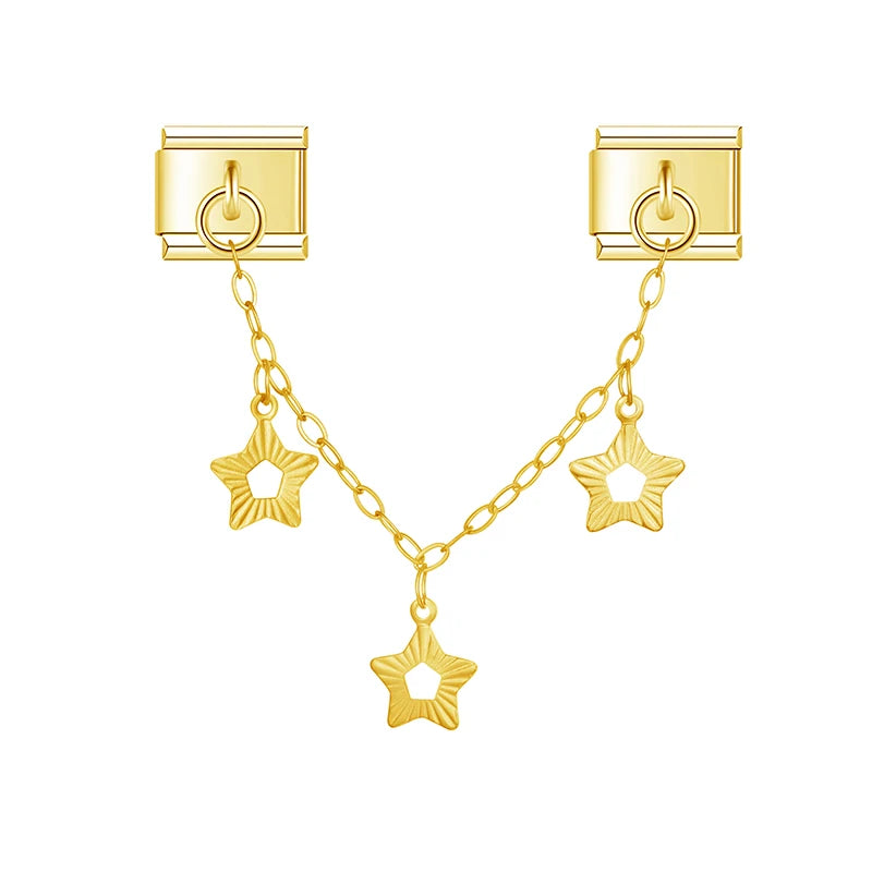 Cadena Italian Estrellas Sencilla - Charmsymore