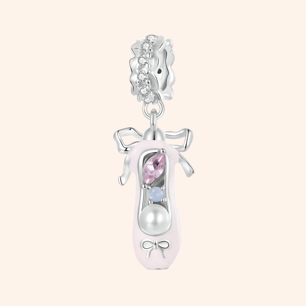 S925 Silver Ballet Charm 