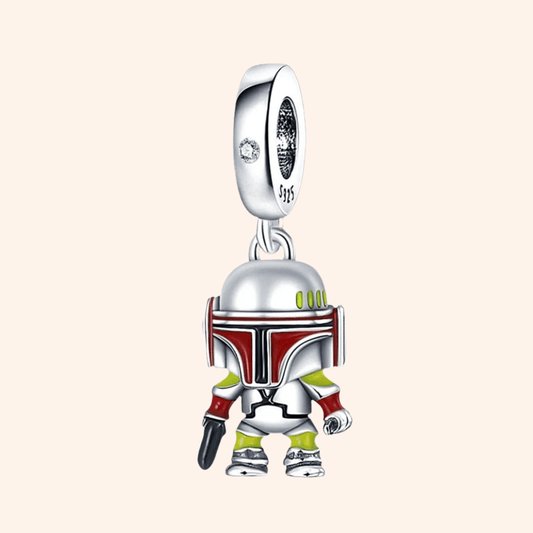 Charm Boba Fett Plata S925