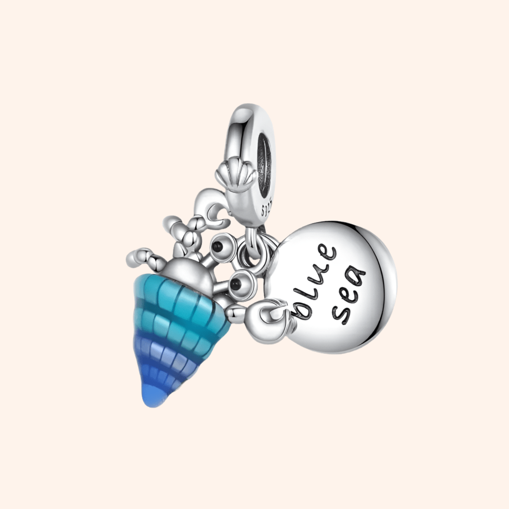 Charm S925 Silver Sea Snail