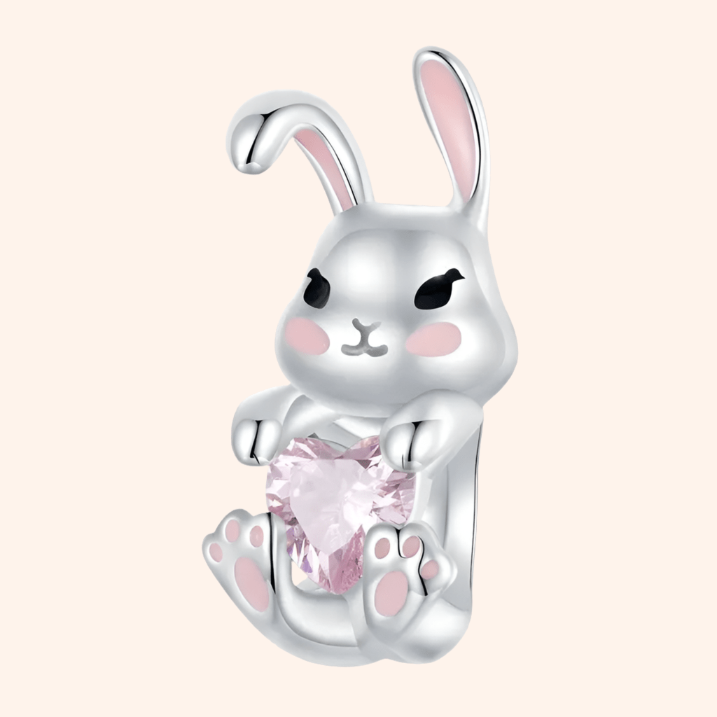 S925 Silver Rabbit Charm 