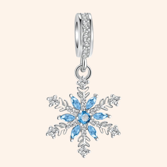 S925 Silver Snowflake Charm