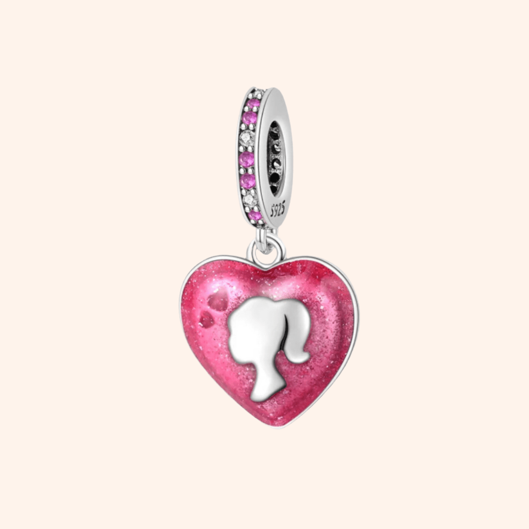 Charm Corazón Barbie S925