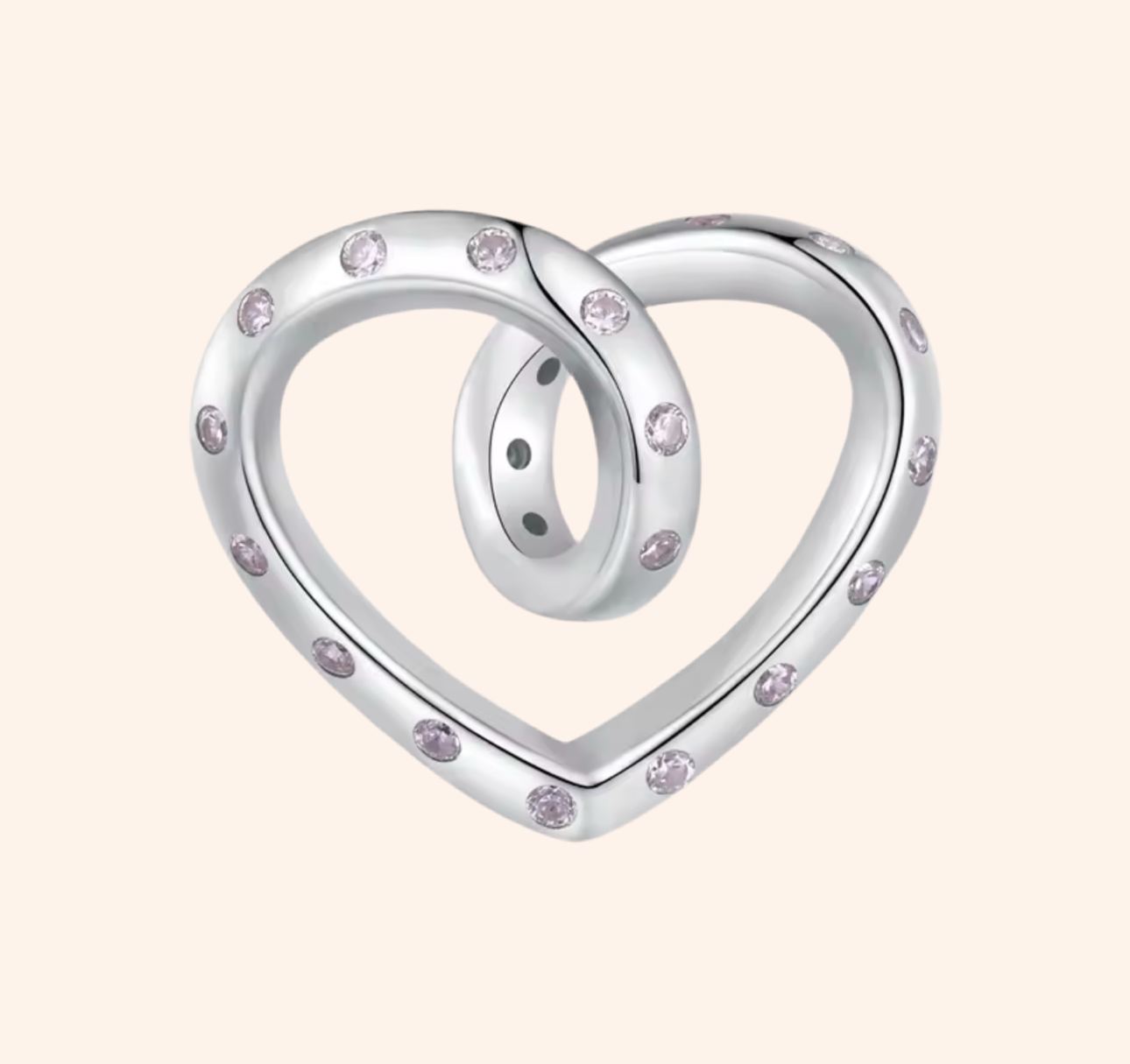 Charm Corazón Plata 925 - Charmsymore