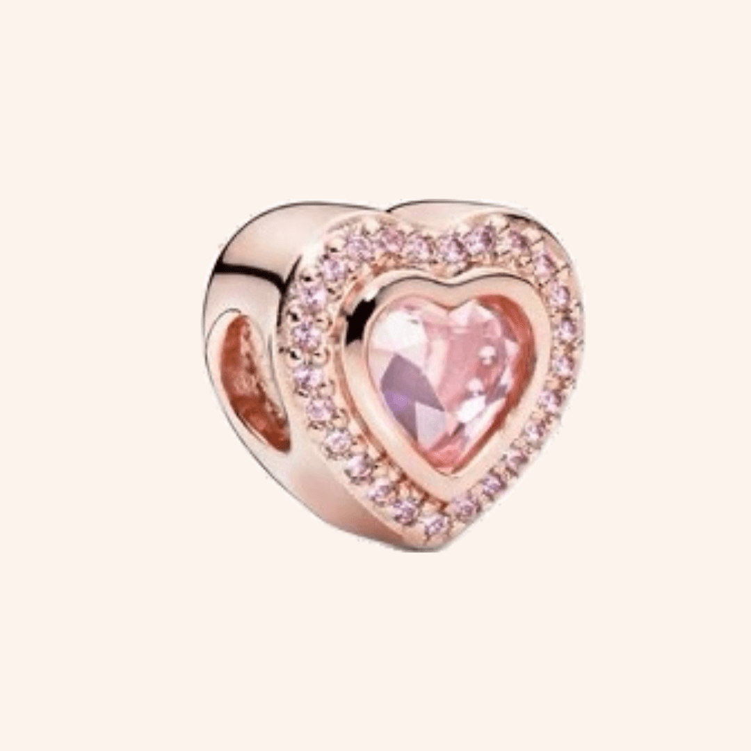 Charm Corazón Rose Gold