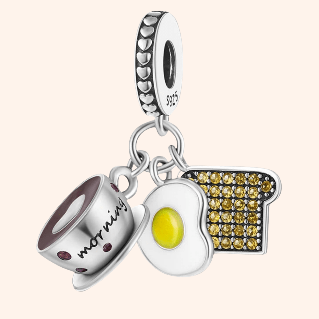 Breakfast Charm S925