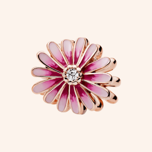 Charm Flor Plata S925 Entrega Inmediata - Charmsymore