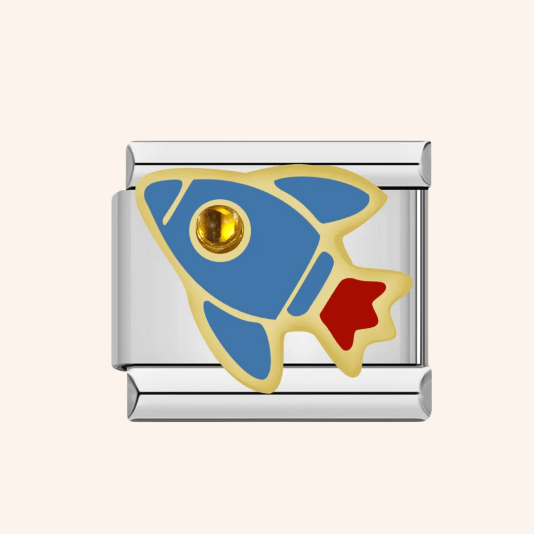 Italian Spaceship Charm