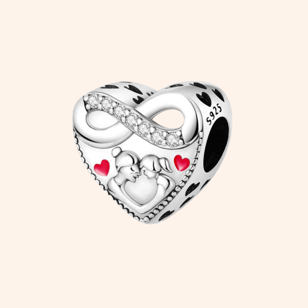 Mother and Daughter Infinity Charm S925