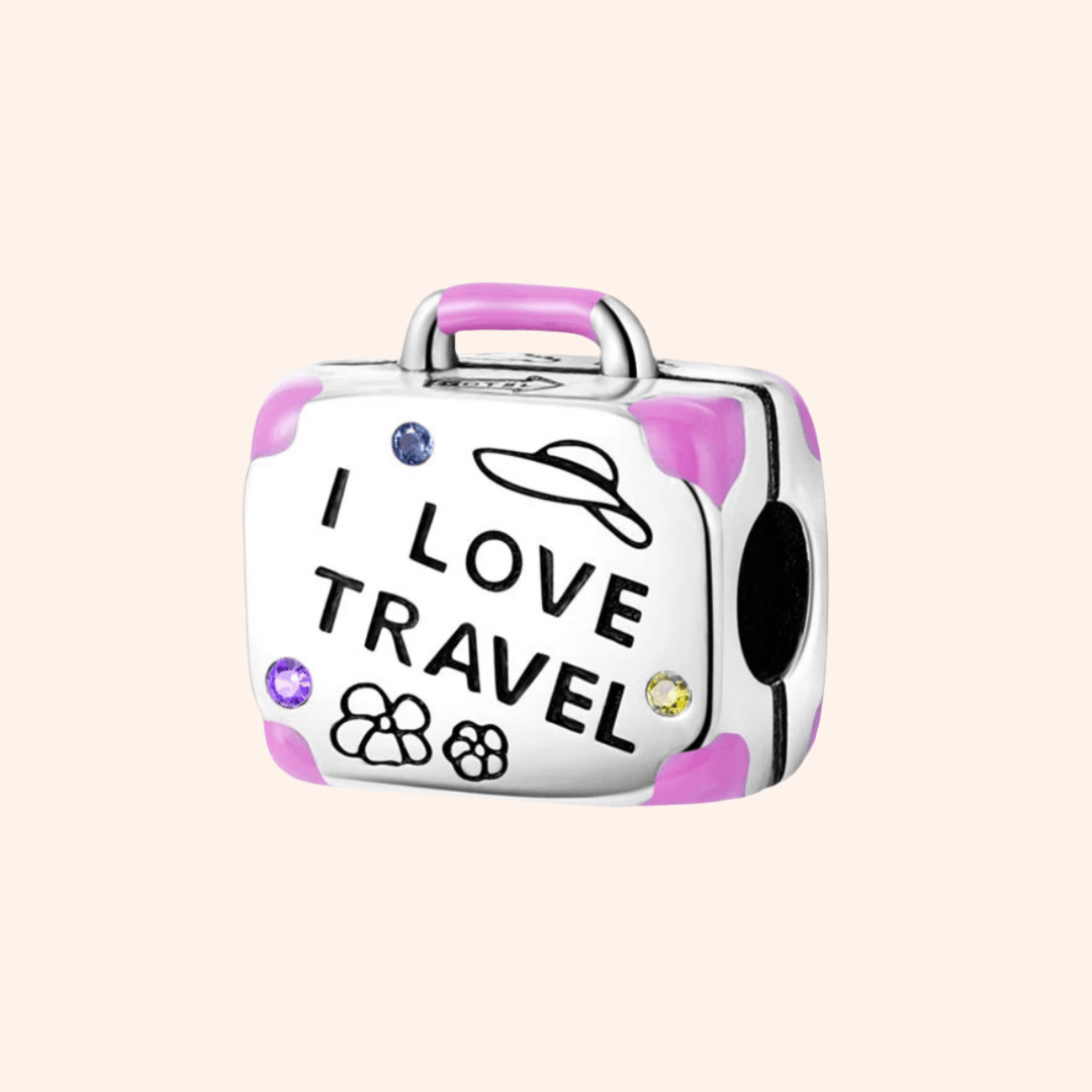 Charm Maleta I Love Travel S925