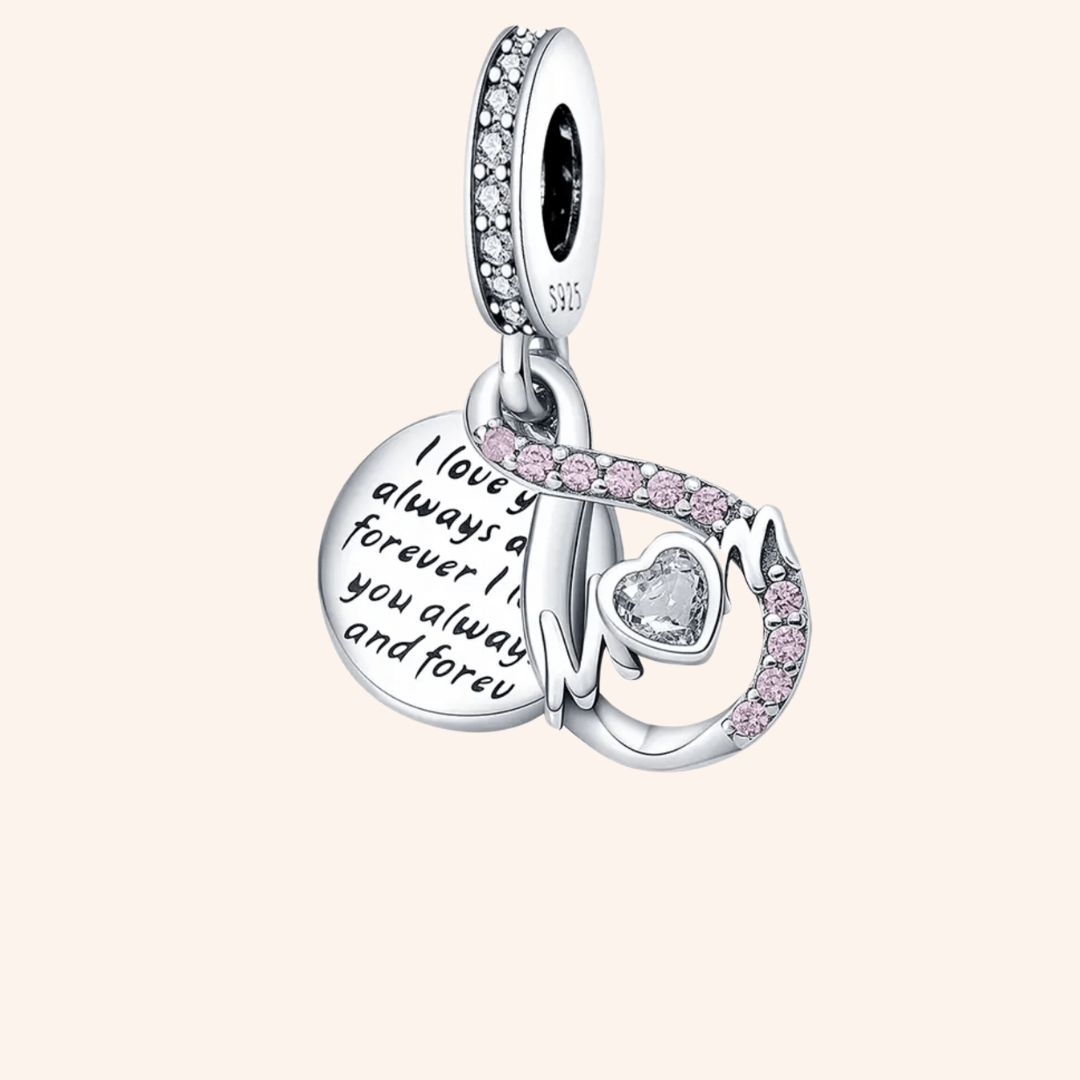 S925 Silver Mom Charm