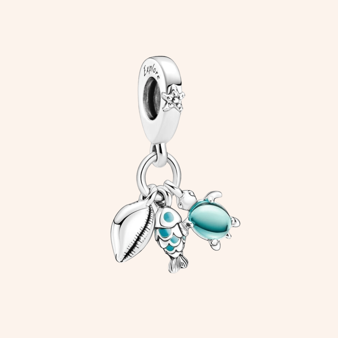 S925 Silver Sea Charm