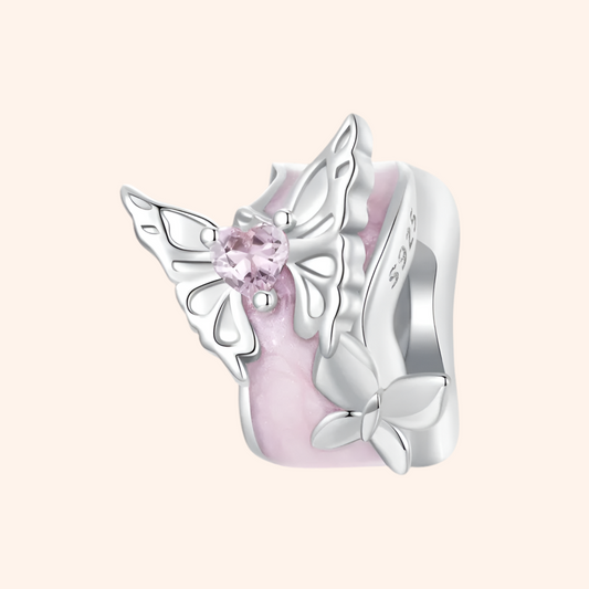 Charm Mariposa Plata S925 - Charmsymore