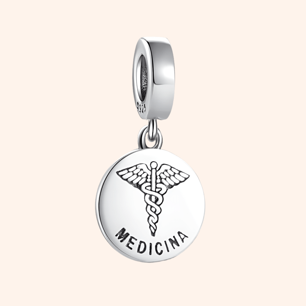 Charm Medicina Plata S925 Profesiones