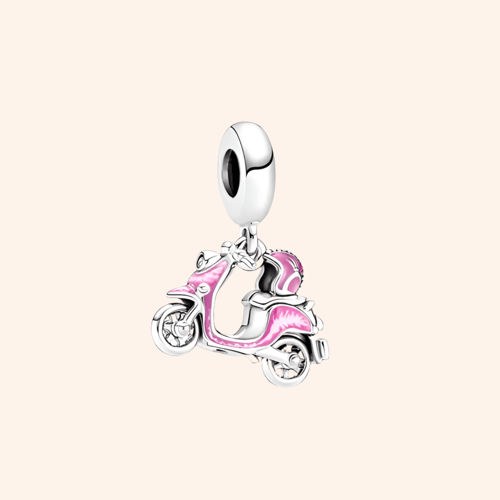 Charm Moto Rosa S295