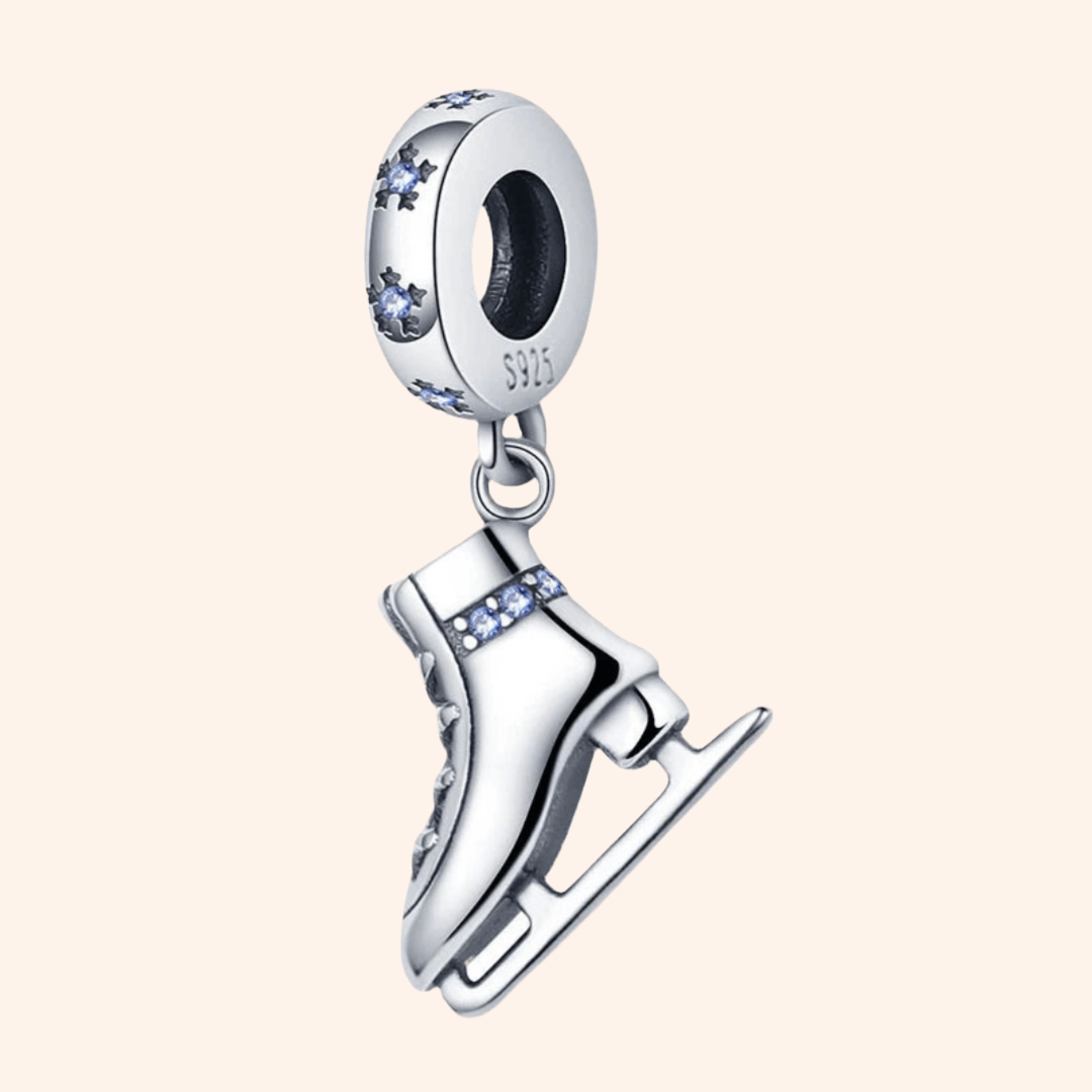 S925 Ice Skate Charm