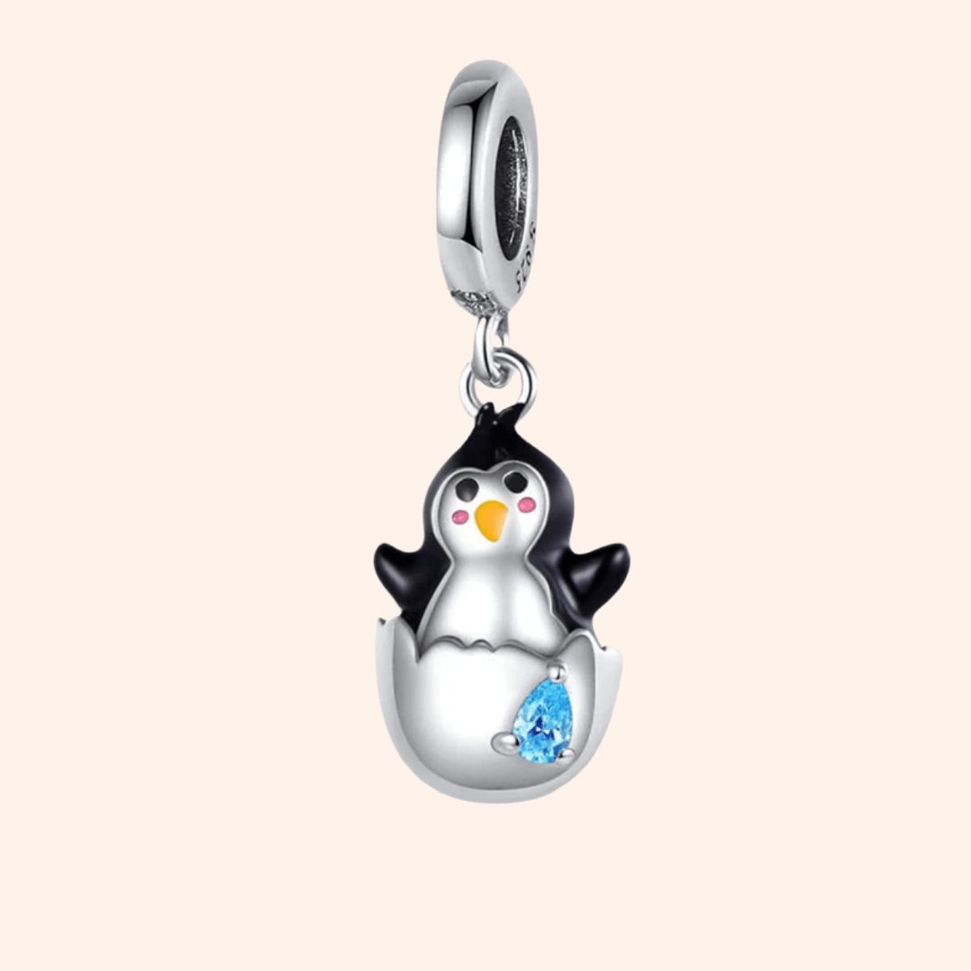 S925 Penguin Charm