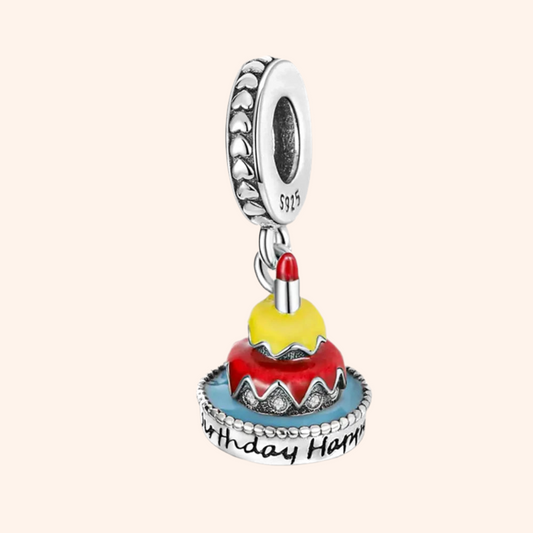 Charm Plata S925 Cumpleaños - Charmsymore
