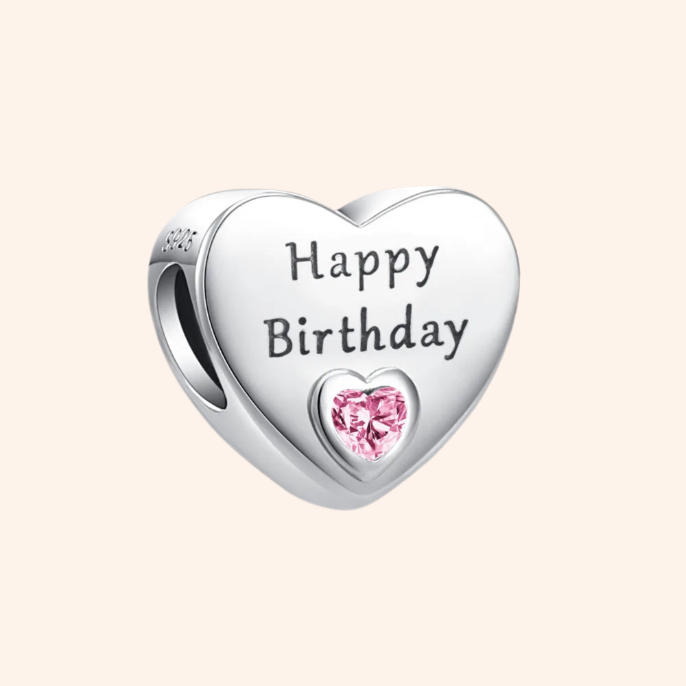 Charm Plata S925 Cumpleaños - Charmsymore