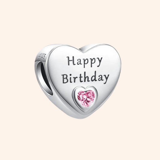 Charm Plata S925 Cumpleaños - Charmsymore