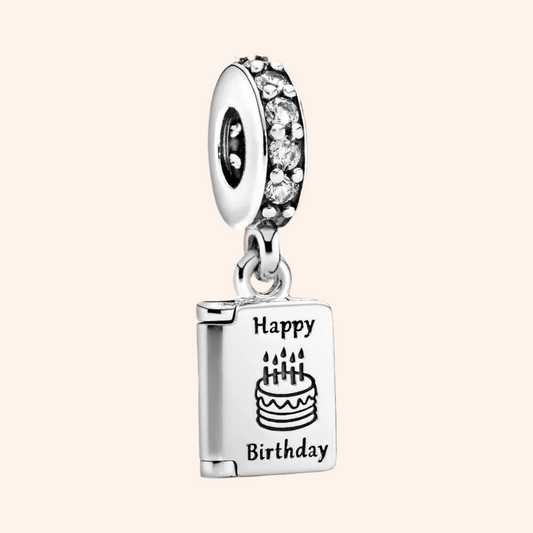 Charm Plata S925 Cumpleaños - Charmsymore