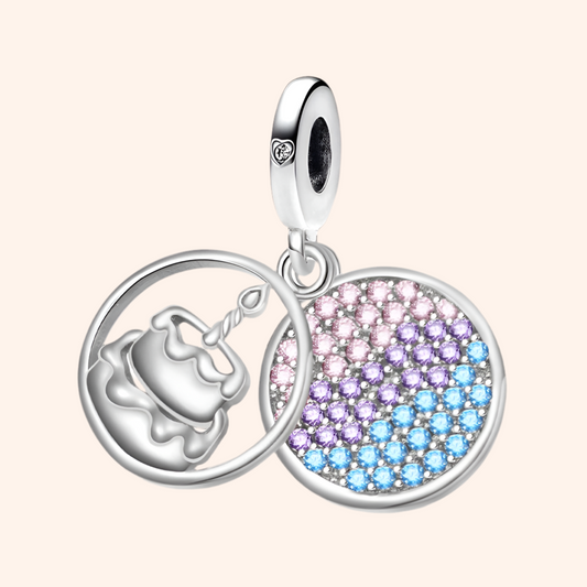 Charm Plata S925 Cumpleaños - Charmsymore