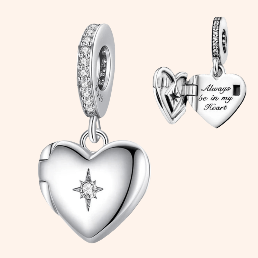 Always in my Heart Charm S925