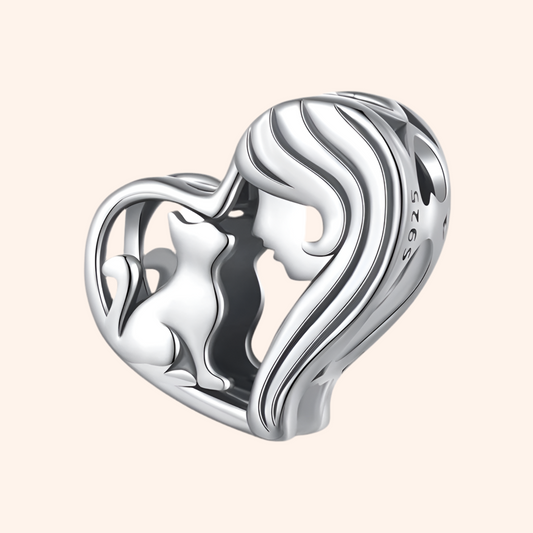 Charms Amor Gato Plata S925 - Charmsymore