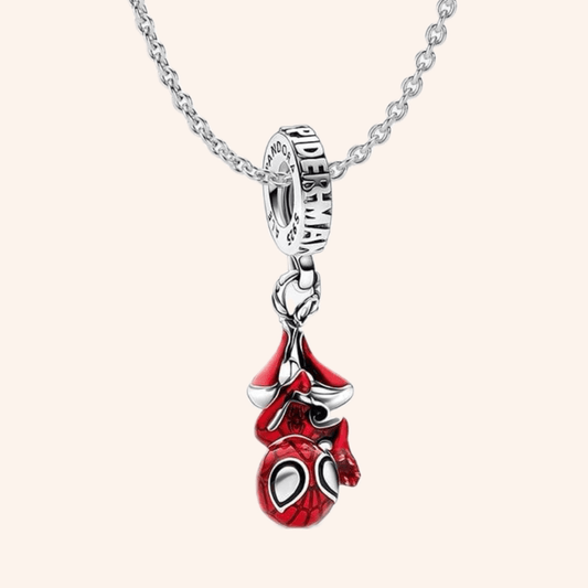 Collar Spiderman Plata S925 - Charmsymore