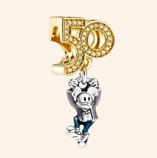 50 Aniversario Charm Plata S925 - Charmsymore